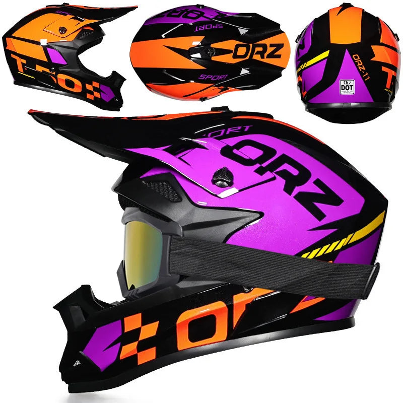 MTB Helmet Sports helmet Mtotocross Helmet Orz off-road riding helmets  men&